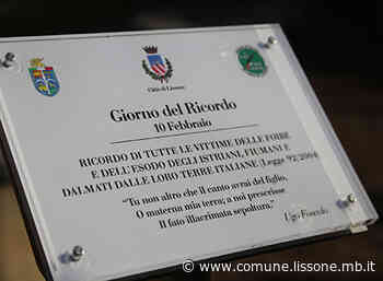 Gallery - Giorno del Ricordo 2022 - Comune di Lissone