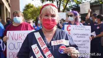 'We're drowning': Thousands of striking nurses march through Sydney's CBD