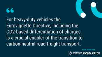 Why the Eurovignette is key to decarbonising road freight transport in Europe - ACEA
