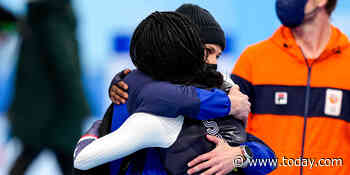 Gold medal-winning speedskater reveals moment she shared with teammate who gave up her spot