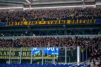 DFB gewährt Dynamo Dresden Nachlass auf Geldstrafe - Westfalen-Blatt