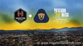 Houston Dash to travel to Mexico City to take on Pumas Femenil in preseason friendly on March 2 | Houston Dynamo - Houston Dynamo FC