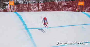 Mikaela Shiffrin Competes, and Corinne Suter Wins Gold, in Downhill