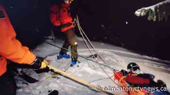 'Huge learning experience': Backcountry skier rescued in Jasper National Park after sudden injury - CTV News Edmonton