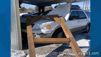 Mechanical problems cause car to crash into the Lazy Bear Grill