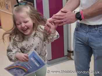 Sidcup girl celebrates end of cancer treatment at Queen Elizabeth Hospital