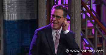 Stephen Colbert Sets the Mood for Valentine’s Day With His Viewers