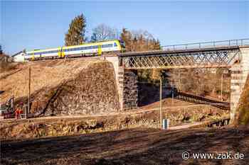 Bahn ersetzt Brücke über die Eyach bei Balingen: Züge fahren ab Oktober über neues Bauwerk - Zollern-Alb-Kurier