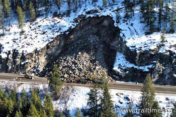 Christina Lake slide still partly blocking Hwy 3 – Trail Daily Times - Trail Times