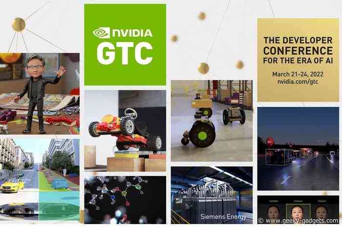 NVIDIA GTC 2022 virtual conference starts March 21st 2022