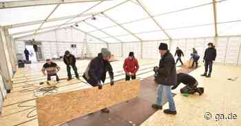 Eröffnung Ende Februar: Zelt dient in Sinzig nach der Flut als neue Sportstätte - General-Anzeiger Bonn