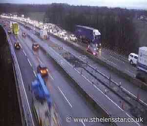 Heavy traffic after car breaks down on the M6 - St Helens Star