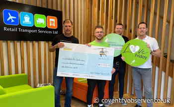 Coventry firm raises £10582 for the Children's Air Ambulance to celebrate its 20th anniversary - Coventry Observer