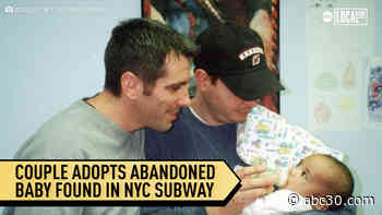 Couple adopts baby found abandoned in NYC subway