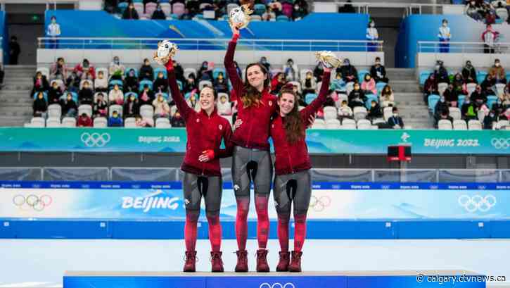 Gold glory for Olympic speedskater Isabelle Weidemann, who has strong ties to Calgary