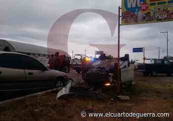 Dos personas heridas deja choque múltiple en la Apizaco-Tlaxco - El Cuarto de Guerra