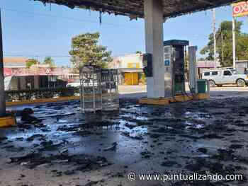 Arde en llamas gasolinera en Guamuchil - Puntualizando.com