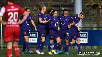 Zege tegen Zulte Waregem levert vrouwen van Anderlecht leidersplaats op voor Play-offs - Sporza.be
