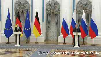 "Die verdammte Pflicht, Krieg zu verhindern": Scholz auf Friedensmission in Moskau