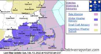 Bristol County, Rhode Island added to Winter Weather Advisory as higher snow totals expected - Fall River Reporter