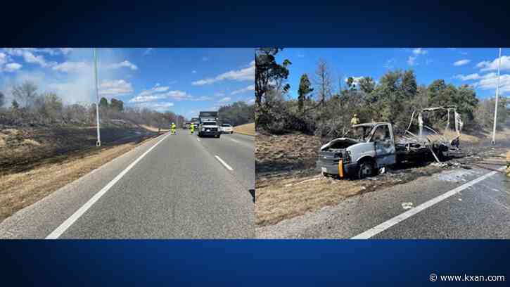Truck catches fire on MoPac in southwest Austin, causes traffic backups