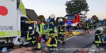 MLZ+ Rettungshubschrauber im Einsatz: Schwerer Unfall auf der Mühlenstraße - Münsterland Zeitung