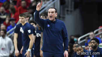 Duke's Krzyzewski not coaching 2nd half against Wake Forest because of illness