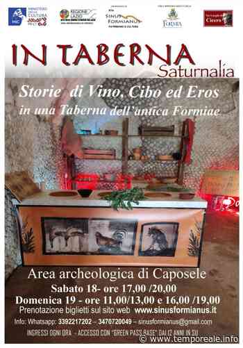 Formia / "Taberna vinaria" allestita all'area archeologica di Caposele, la visita con il Sinus Formianus | temporeale quotidiano - Temporeale Quotidiano