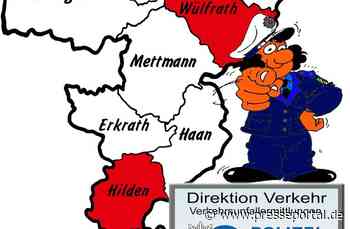 POL-ME: Verkehrsunfallfluchten aus dem Kreisgebiet - Wülfrath / Hilden - 2202068 - Presseportal.de