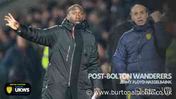 FREE VIDEO | JFH POST-BOLTON INTERVIEW - News - burtonalbionfc.co.uk