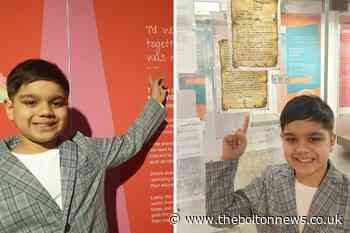 Bolton schoolboy has winning letter shown at The Postal Museum in London - The Bolton News