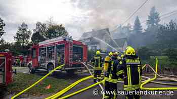 Brand in Finnentrop-Fehrenbracht: Wohnhaus in Flammen - Ursache steht fest - sauerlandkurier.de