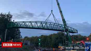 New pedestrian bridge across A45 in Coventry opens