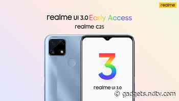 Realme C25 Getting Early Access to Android 12-Based Realme UI 3.0
