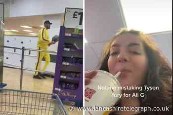 Lancaster: Watch viral TikTok video of ‘Ali G’ Tyson Fury in Asda