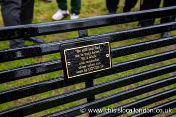 First of 23 Covid memorial benches across Greenwich opened