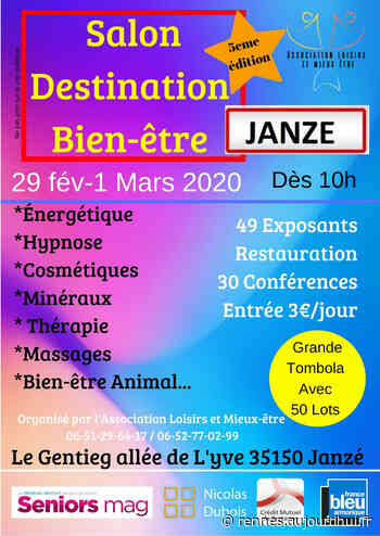 Salon "Destination Bien-être" Janzé 5ème édition - LE GENTIEG, Janze, 35150 - Sortir à Rennes - aujourdhui.fr
