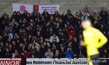 Gallery: Bolton Wanderers fans at the Pirelli Stadium for Burton Albion clash