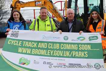 Work on £457,000 cycle track and club to begin in Bromley