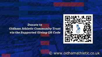 Donate To Oldham Athletic Community Trust! - News - oldhamathletic.co.uk