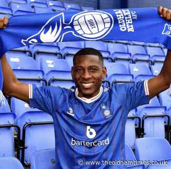 Tope Obadeyi relishing reunion with John Sheridan at Oldham - theoldhamtimes.co.uk