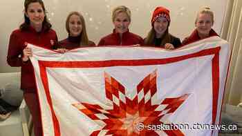 Jennifer Jones takes star blanket presented in Saskatoon to Olympics
