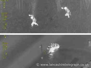 Two arrested on stolen motorbike after being chased by police chopper