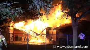 No Injuries Reported After Massive Fire Engulfs SW Miami-Dade Home