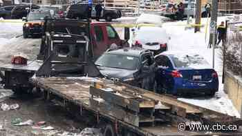3 pedestrians injured when flatbed truck slides or rolls down hill in northeast Calgary, EMS says