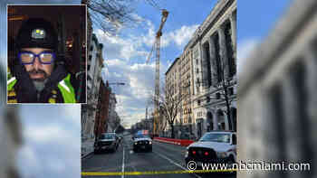 Father of Parkland School Shooting Victim Climbs Crane in DC in Protest