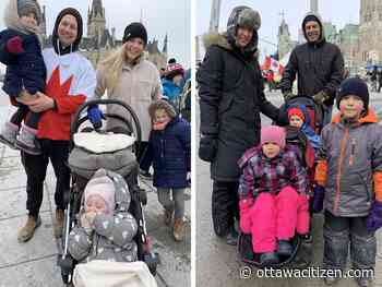 Convoy families with children defy emergency laws as downtown occupation continues