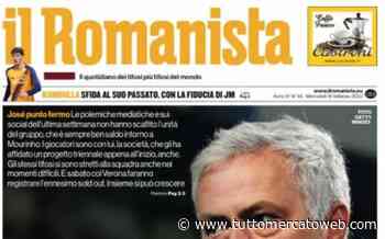L'apertura de Il Romanista dopo le critiche allo Special One: "All you need is Mou" - TUTTO mercato WEB