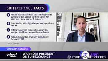 Warriors president talks SuiteXchange, COVID-19 vaccine requirements, and virtual reality - Yahoo Money