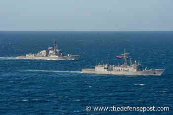 USS Jason Dunham and Egyptian Navy Conduct Exercises in Red Sea - The Defense Post